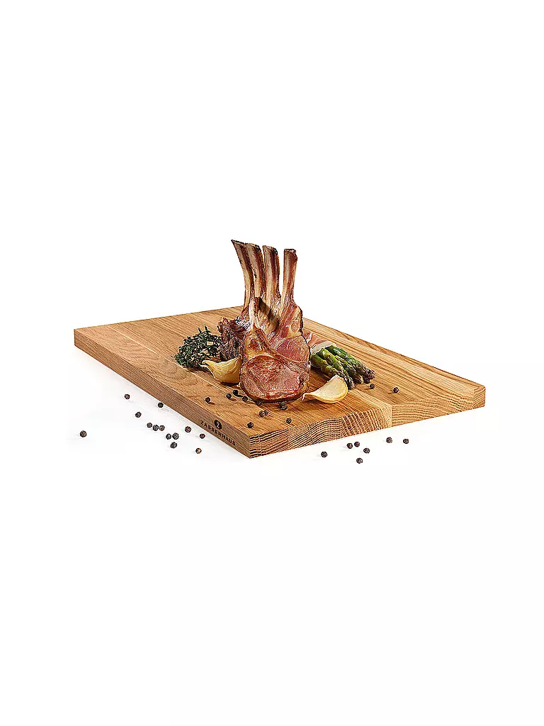 ZASSENHAUS | Planche à découper en chêne 36x23cm | Marron