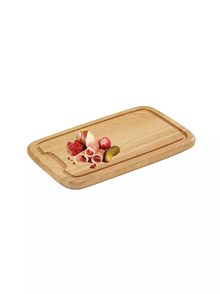 ZASSENHAUS | Planche à découper en hévéa 36x23cm | Beige
