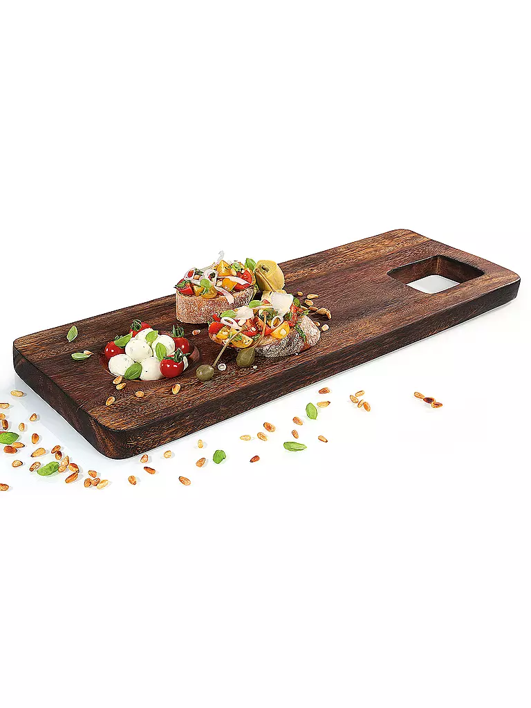 ZASSENHAUS | Planche de service 58×20 cm acacia | braun