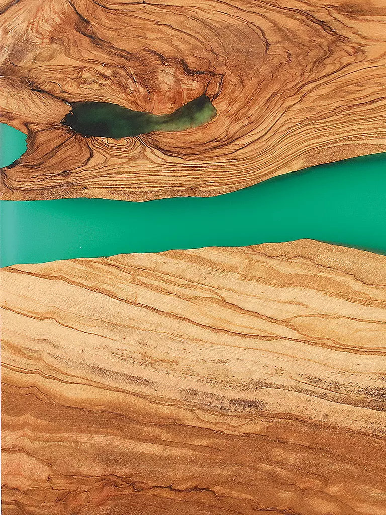 ZASSENHAUS | Planche de service Olive 45x22cm Marron/Vert | 