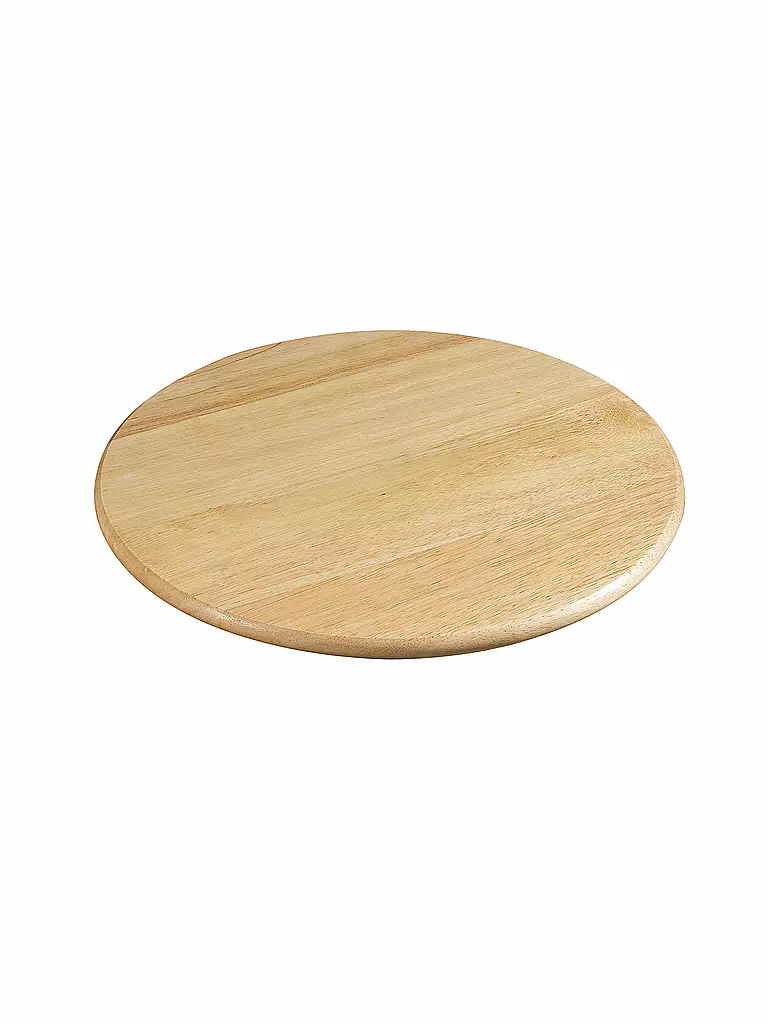 ZASSENHAUS | Plateau tournant en hévéa 35 cm | beige