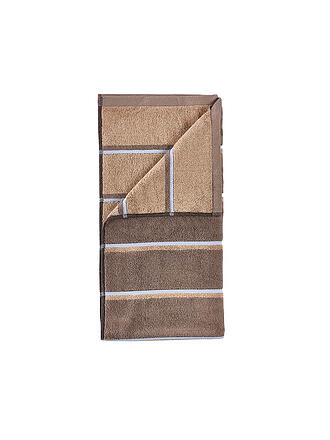 ZONE DENMARK | Serviette SAUNA 50x100cm Taupe/CamelskyBlue