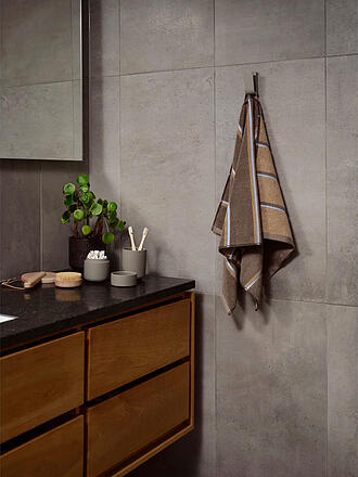 ZONE DENMARK | Serviette SAUNA 50x100cm Taupe/CamelskyBlue
