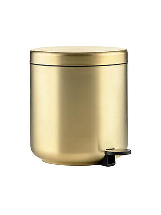 ZONE DENMARK | Poubelle à pédale de salle de bain UME BRASS 19,5x22cm Or