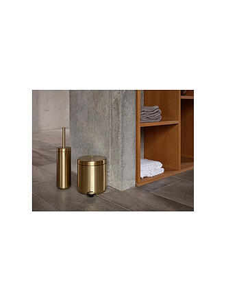 ZONE DENMARK | Poubelle à pédale de salle de bain UME BRASS 19,5x22cm Or
