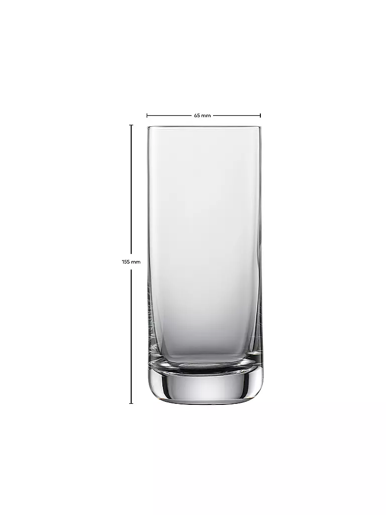 ZWIESEL GLAS | Ensemble de 6 verres à long drink SIMPLE 370ml | 