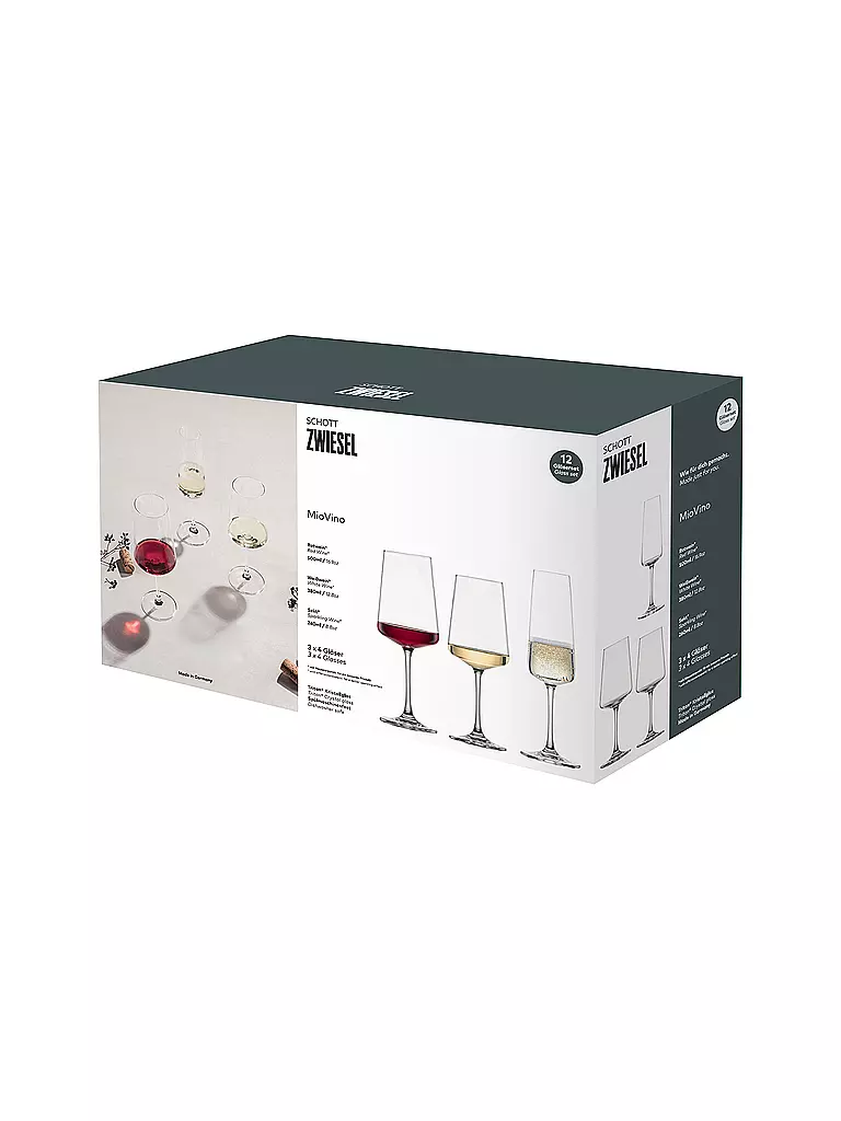ZWIESEL GLAS | Gläserset MIO VINO 12 tlg. | 