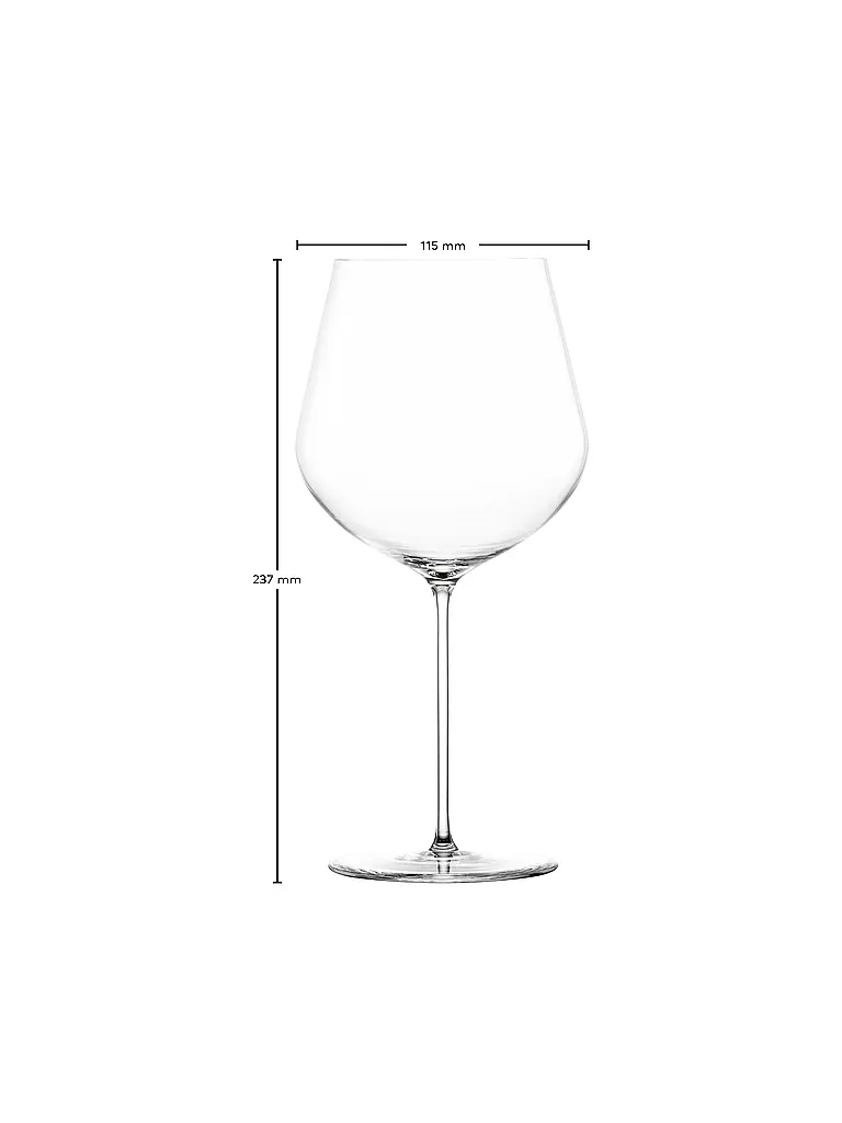 ZWIESEL GLAS | Set de 2 verres à vin rouge Bourgogne VUELO | Transparent