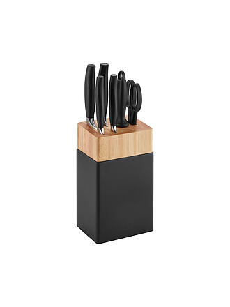 ZWILLING | Bloc à couteaux 7 pièces FIVE STAR Noir