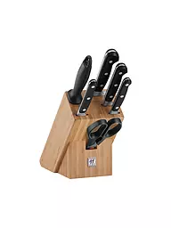 ZWILLING | Bloc à couteaux 7 pièces PROFESSIONAL S Bambou | Marron