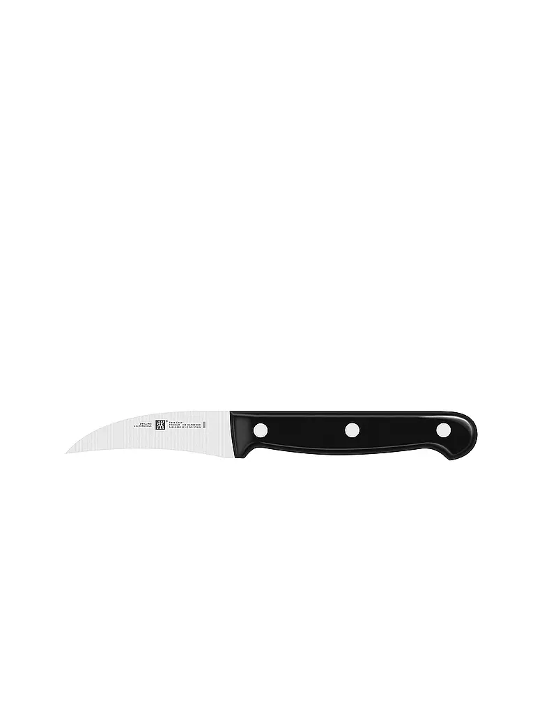 ZWILLING | Couteau à éplucher 7cm TWIN-CHEF Noir | Noir