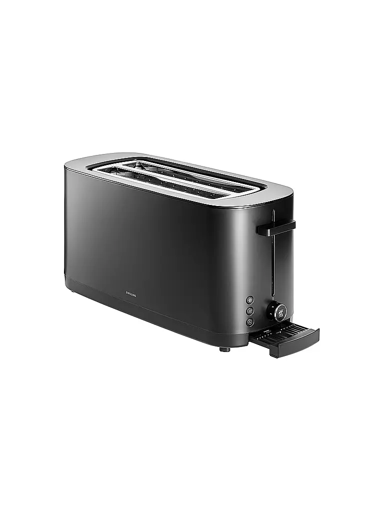 ZWILLING | ENFINIGY® Grille-pain 4 tranches en acier inoxydable 2 fentes longues Noir | schwarz