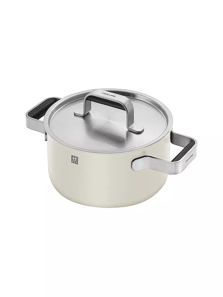 ZWILLING | Kochgeschirr - Set 5tlg. PURE Edelstahl / Elfenbein  | Crème