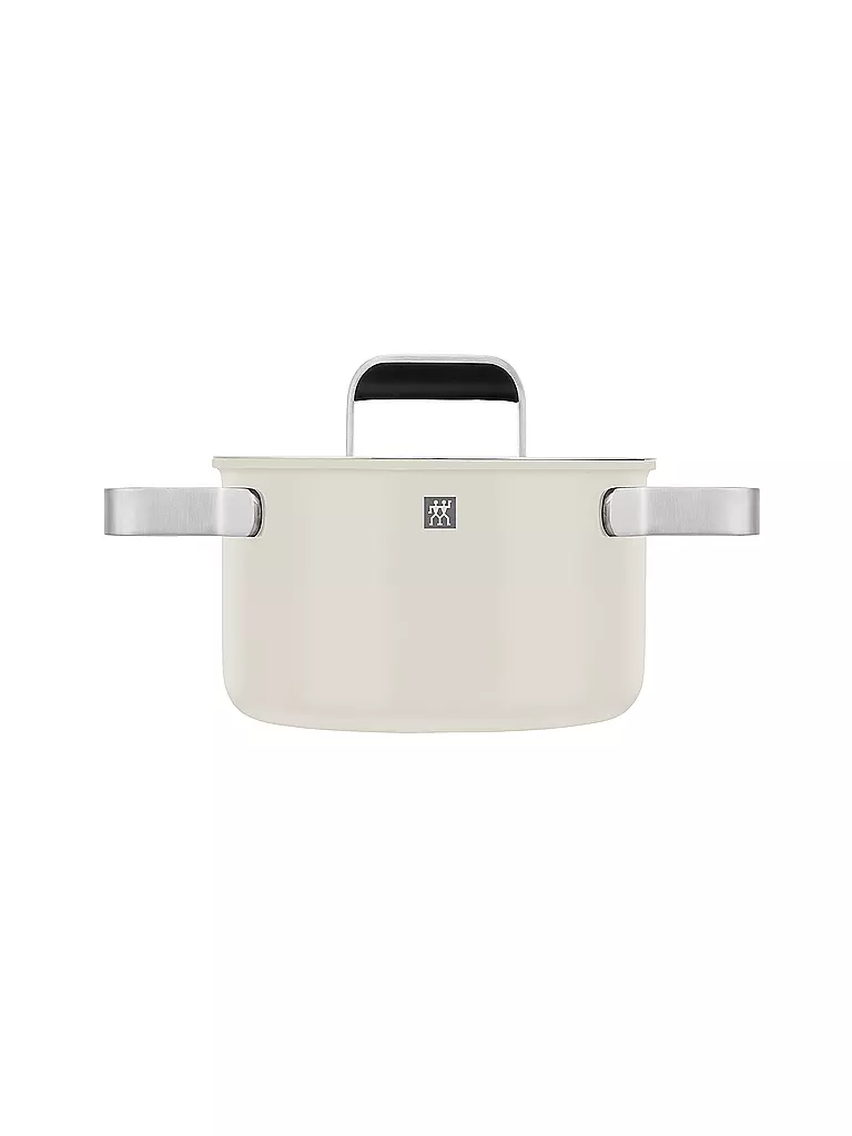 ZWILLING | Kochgeschirr - Set 5tlg. PURE Edelstahl / Elfenbein  | Crème