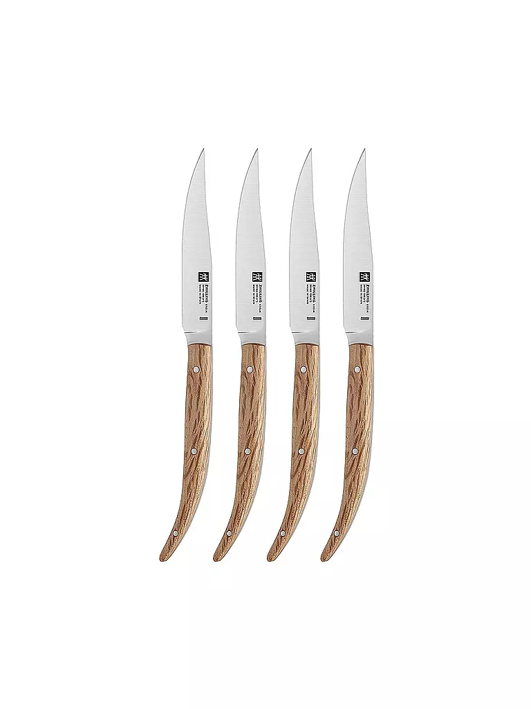 ZWILLING | Set de couteaux à steak 4 pièces Holmoak | Marron