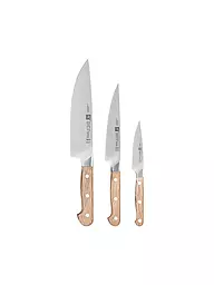 ZWILLING | Set de couteaux 3 pièces PRO WOOD Chêne vert | Marron