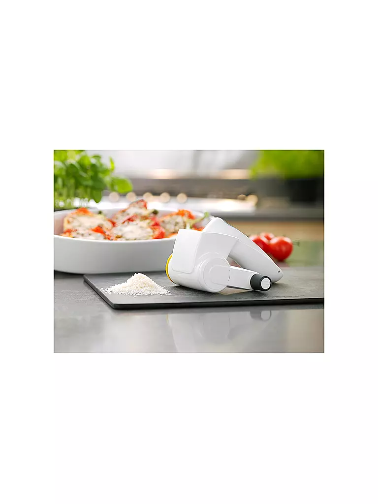 ZYLISS | Râpe à fromage CLASSIC avec tambour fin en acier inoxydable Blanc | Blanc