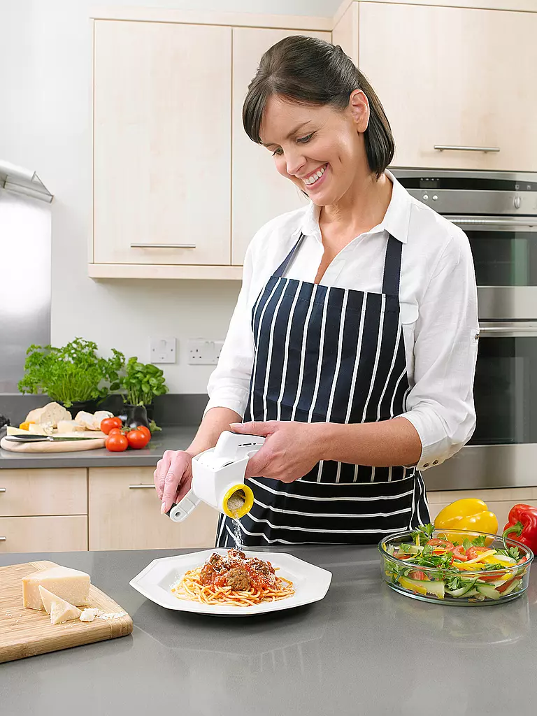 ZYLISS | Râpe à fromage CLASSIC avec tambour fin en acier inoxydable Blanc | Blanc