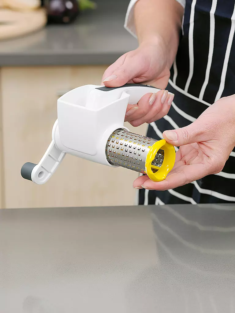 ZYLISS | Râpe à fromage CLASSIC avec tambour fin en acier inoxydable Blanc | Blanc